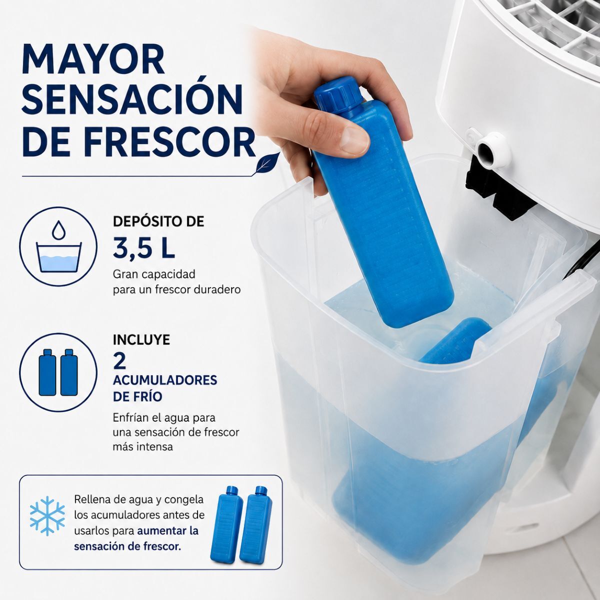 Climatiseur Évaporatif Portable Tour Multifonction avec Télécommande Hushly InnovaGoods